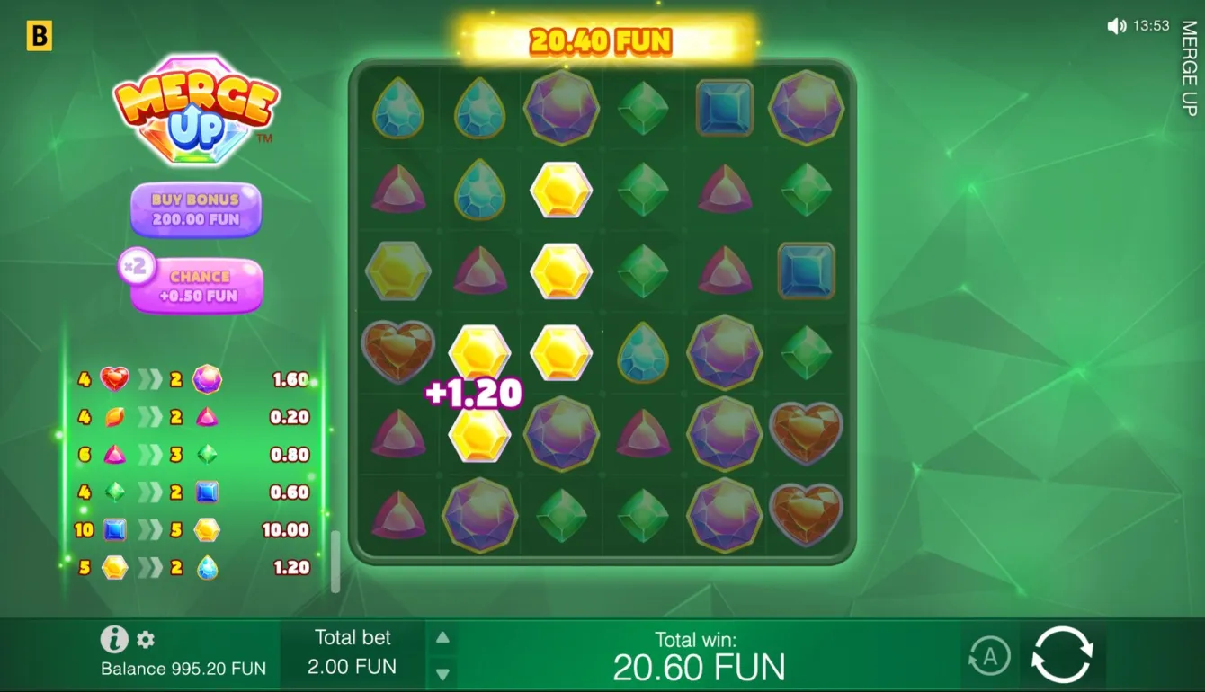 Merge Up Slot