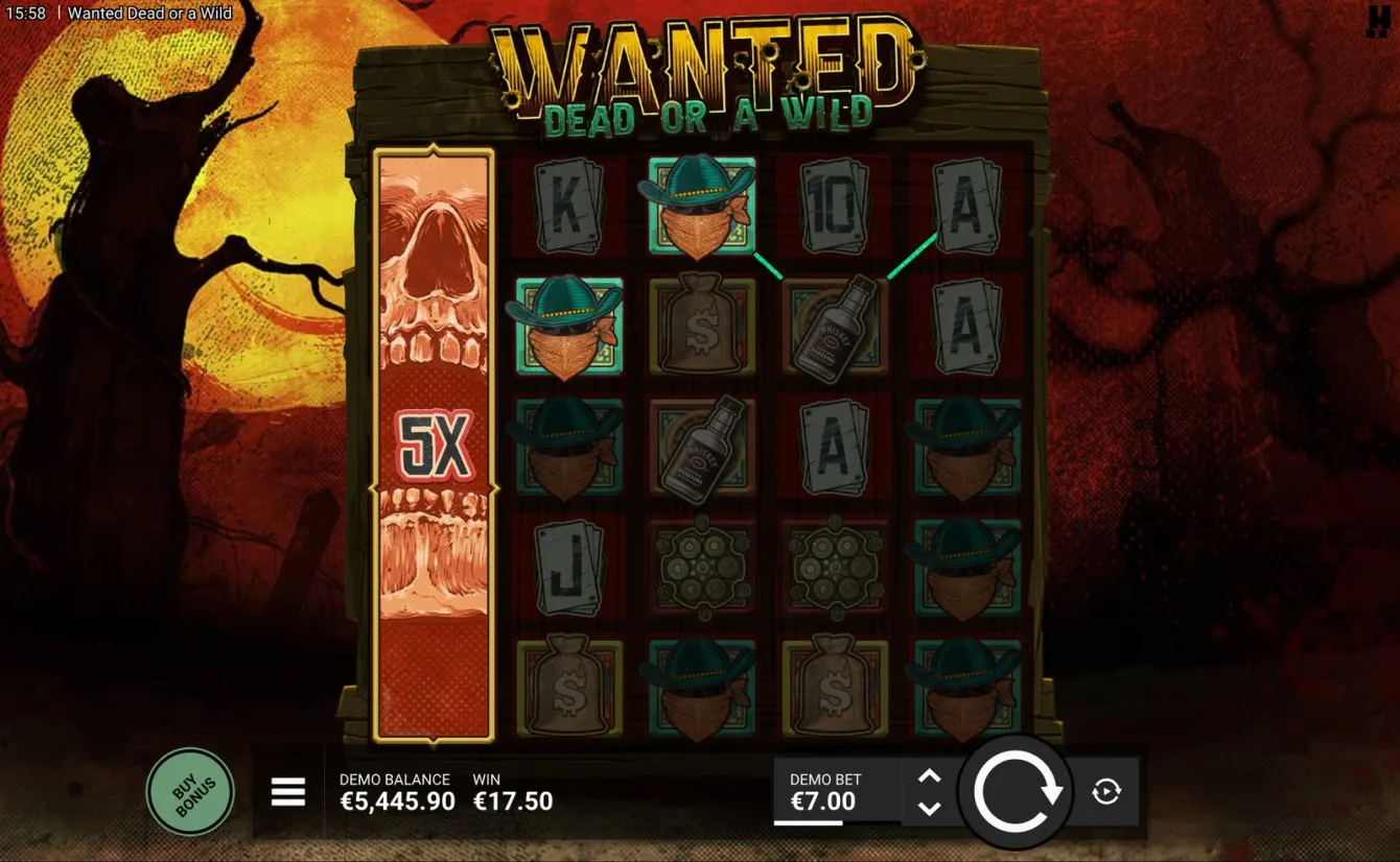 Wanted Dead or a Wild Slot
