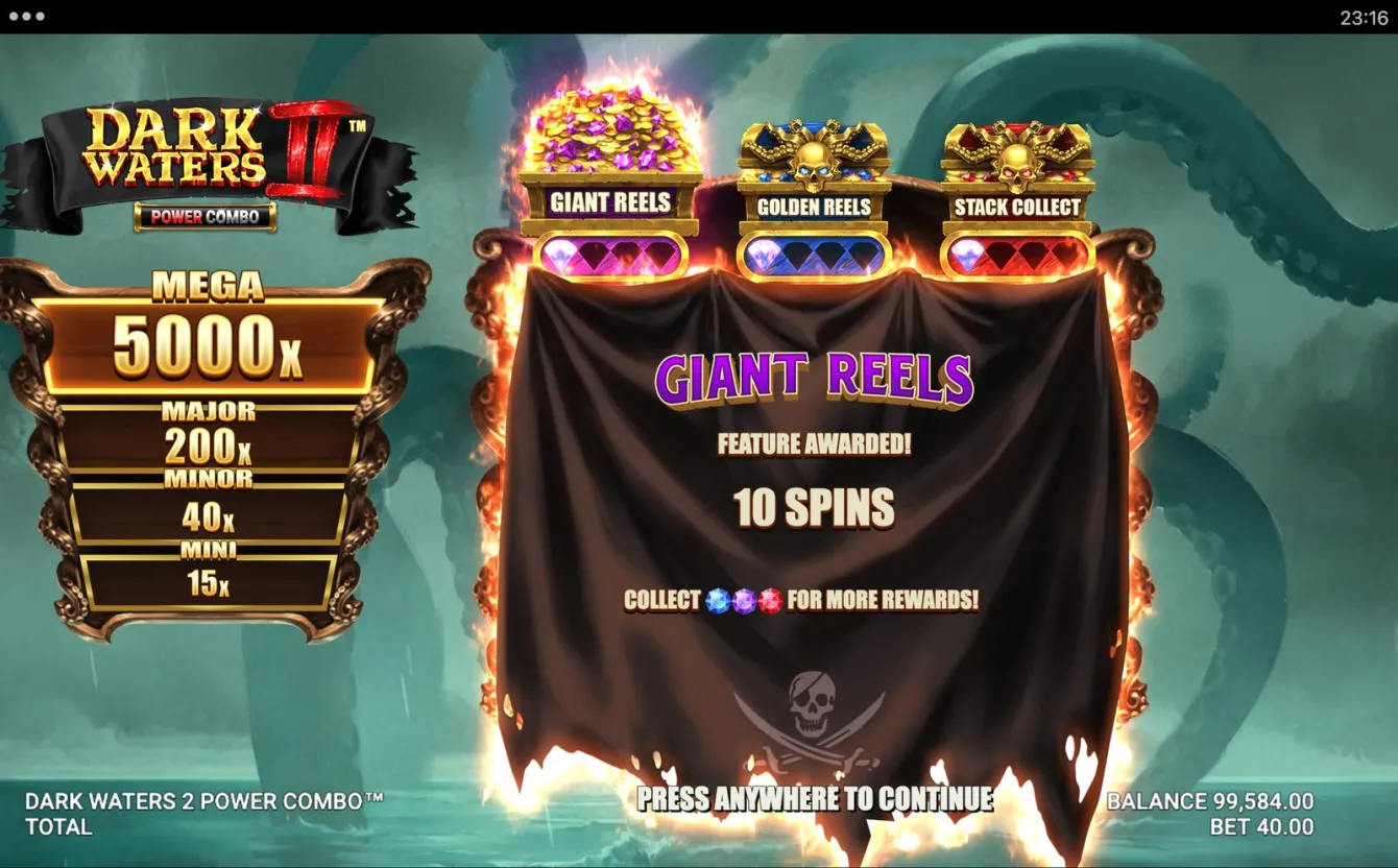 Dark Waters 2 Power Combo Slot