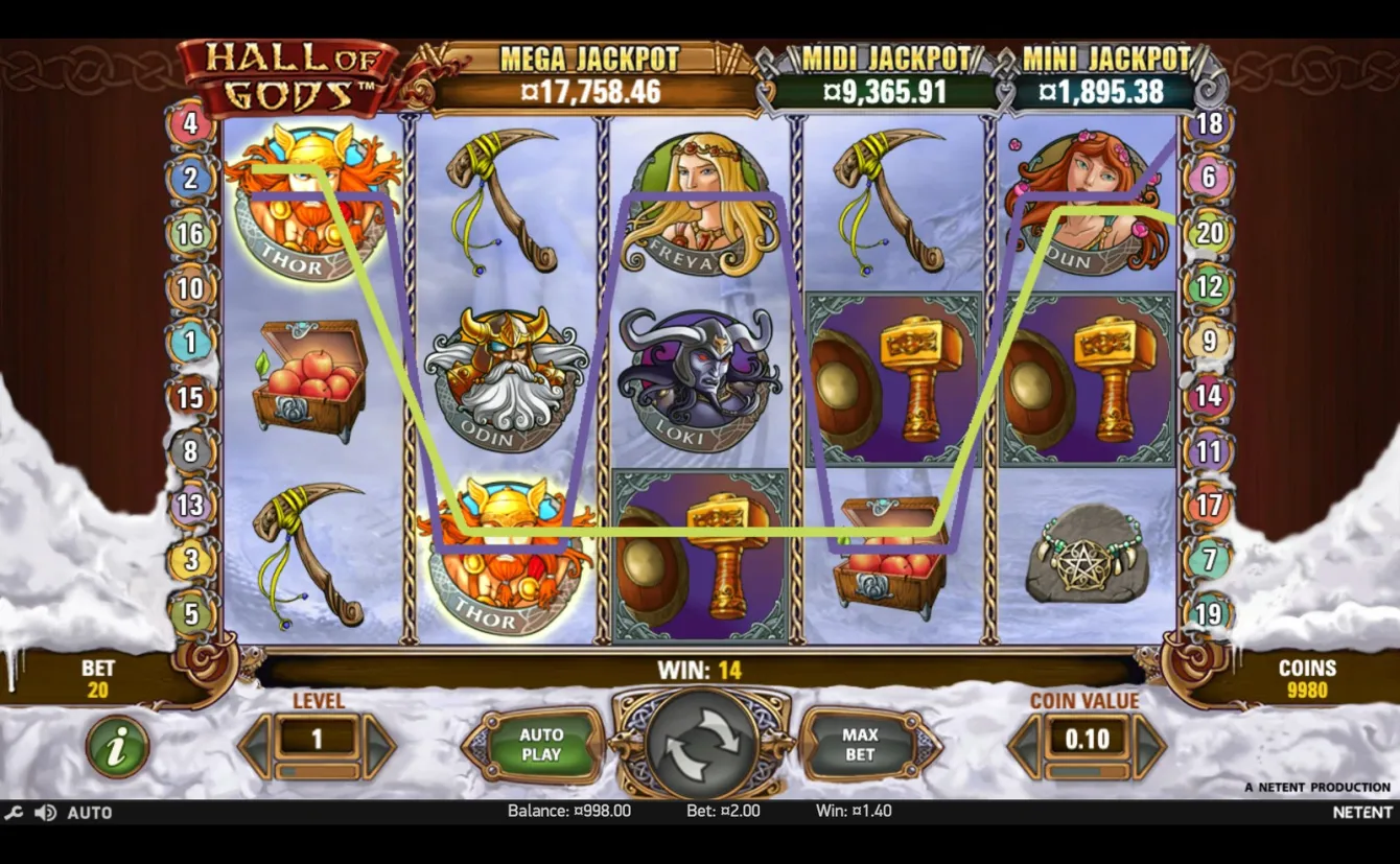 Hall of Gods Slot
