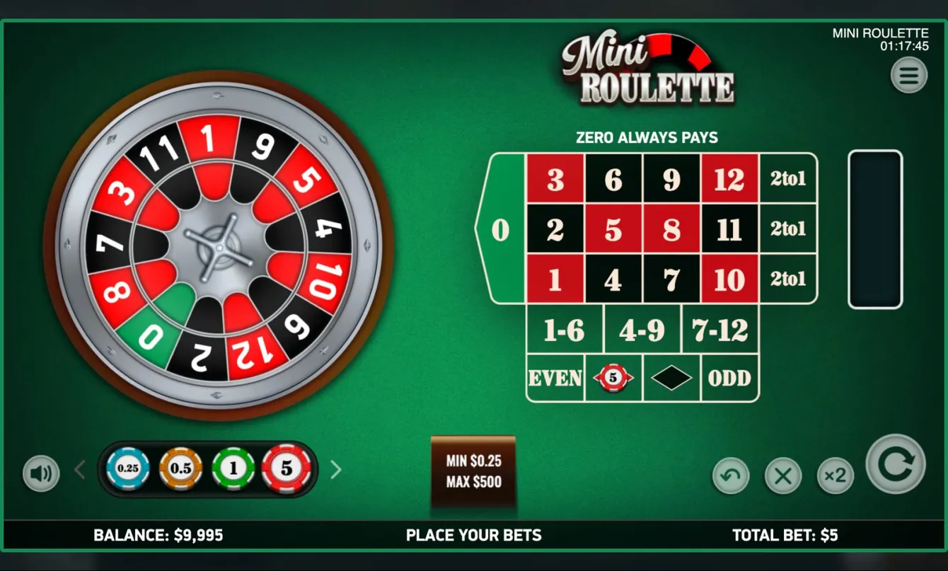 Mini Roulette Slot