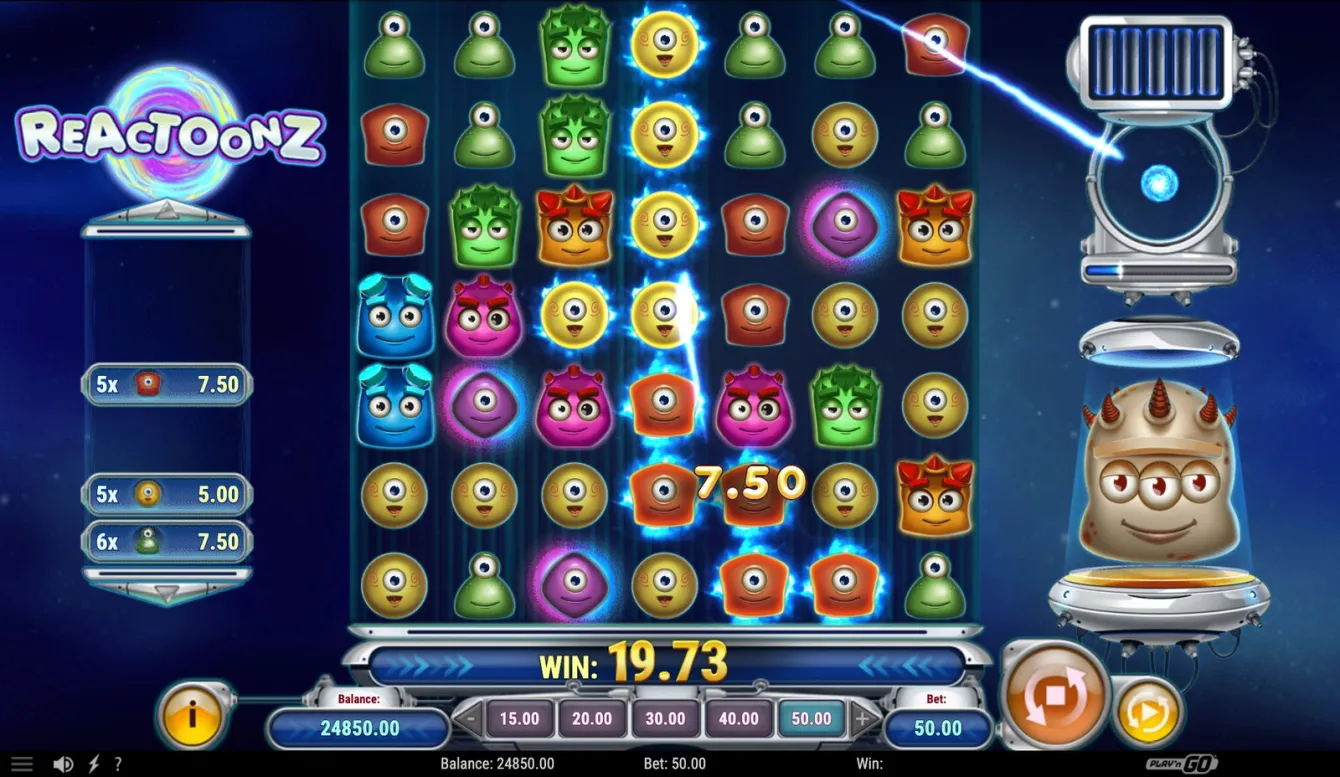 Reactoonz Slot