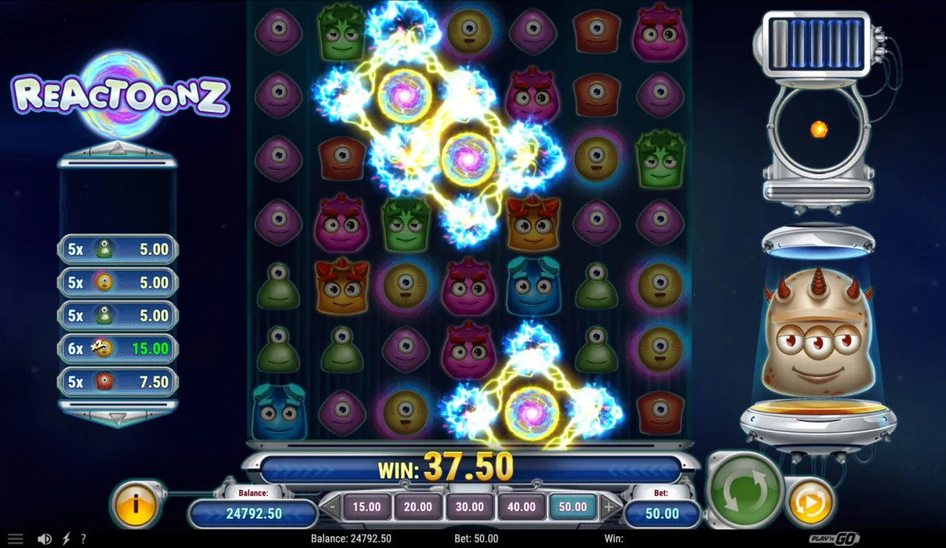 Reactoonz Slot