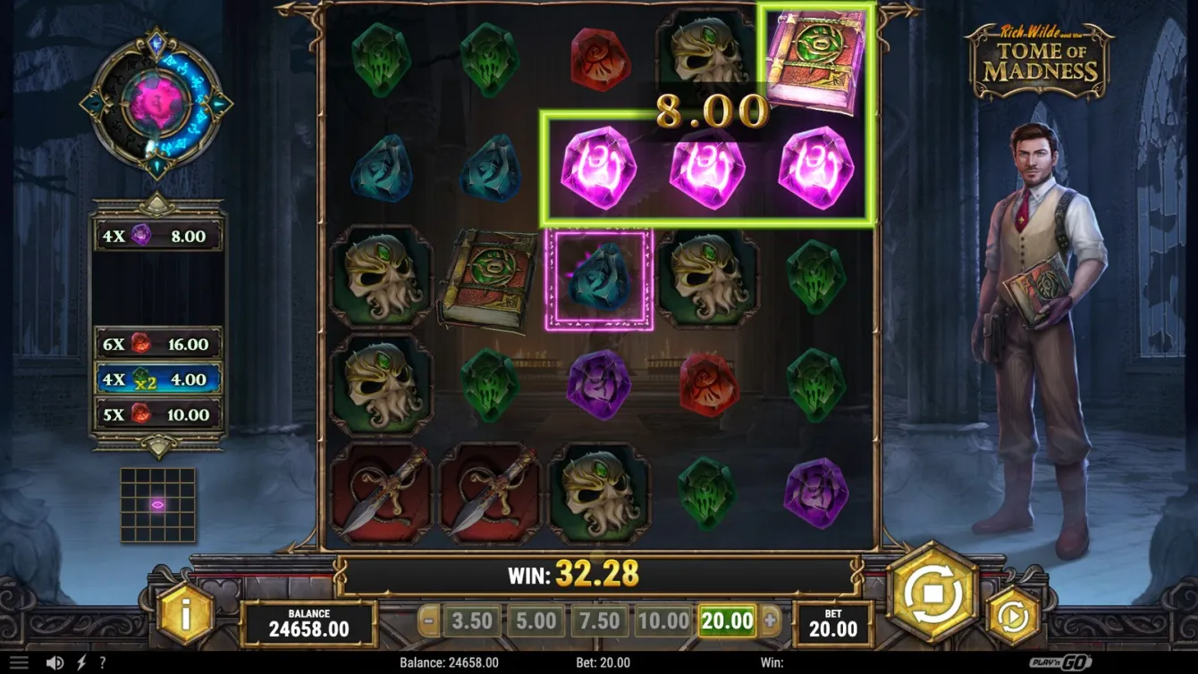Rich Wilde and the Tome of Madness Slot