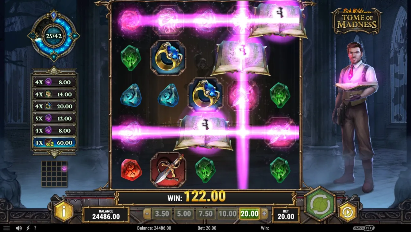 Rich Wilde and the Tome of Madness Slot