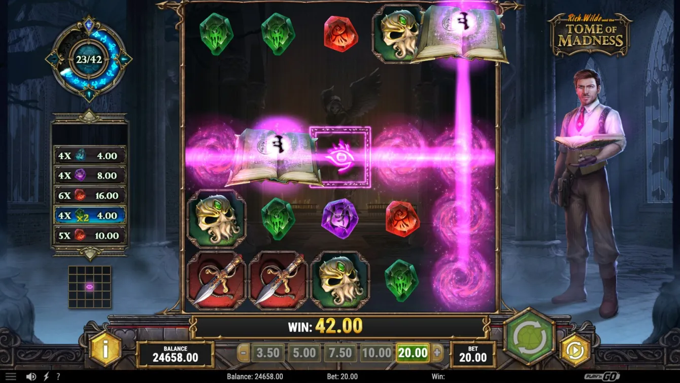 Rich Wilde and the Tome of Madness Slot