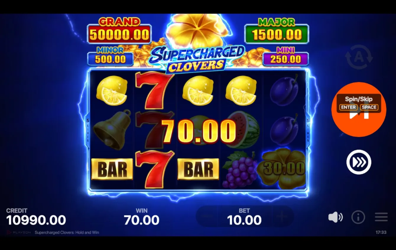 Supercharged Clovers Slot