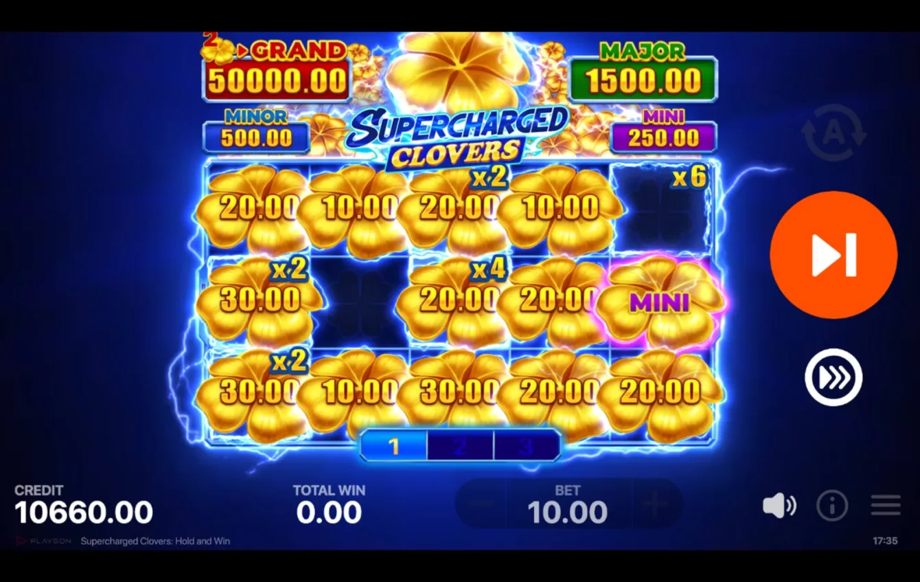 Supercharged Clovers Slot