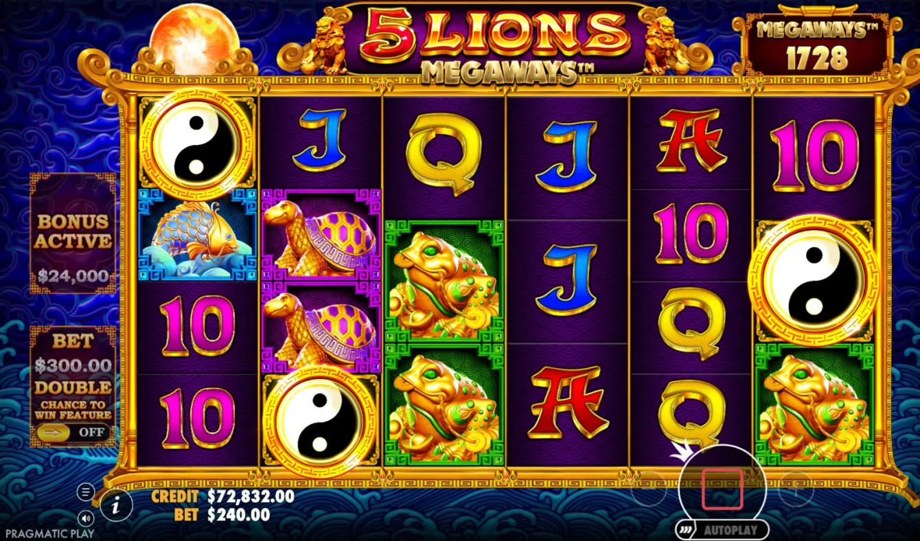 5 Lions Megaways Slot