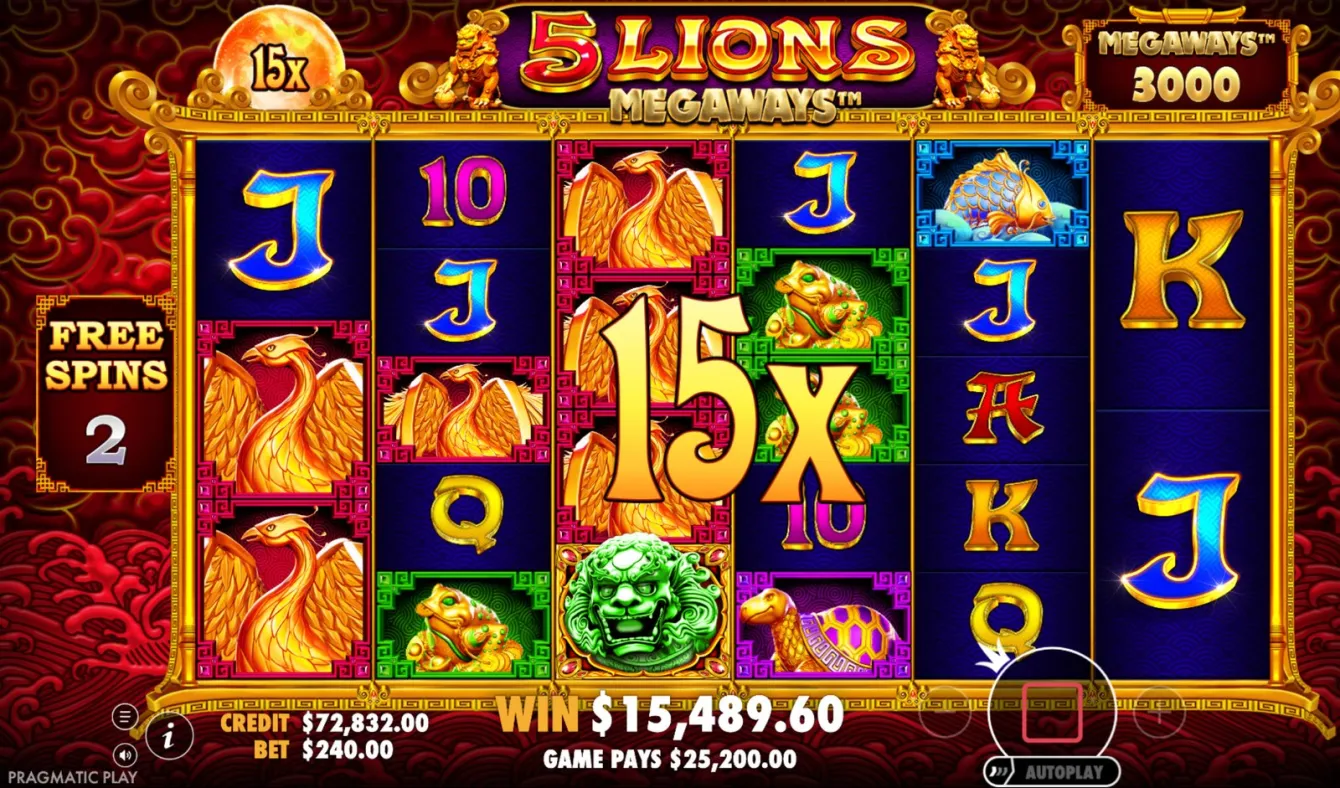 5 Lions Megaways Slot