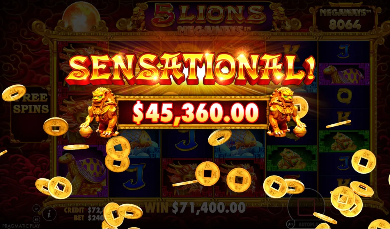 5 Lions Megaways Slot