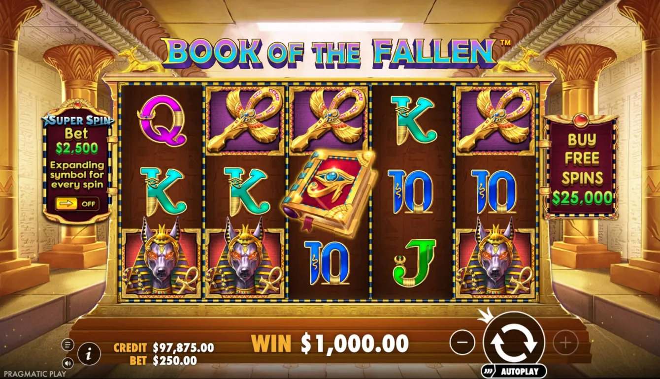 Book of the Fallen Slot