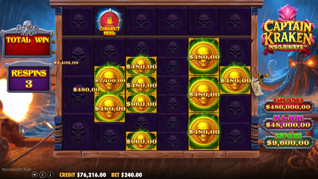 Captain Kraken Megaways Slot