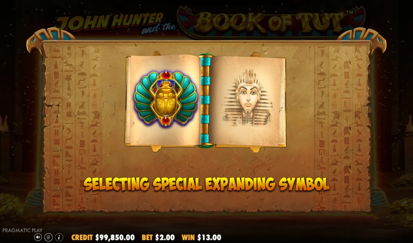 John Hunter and the Book of Tut Slot