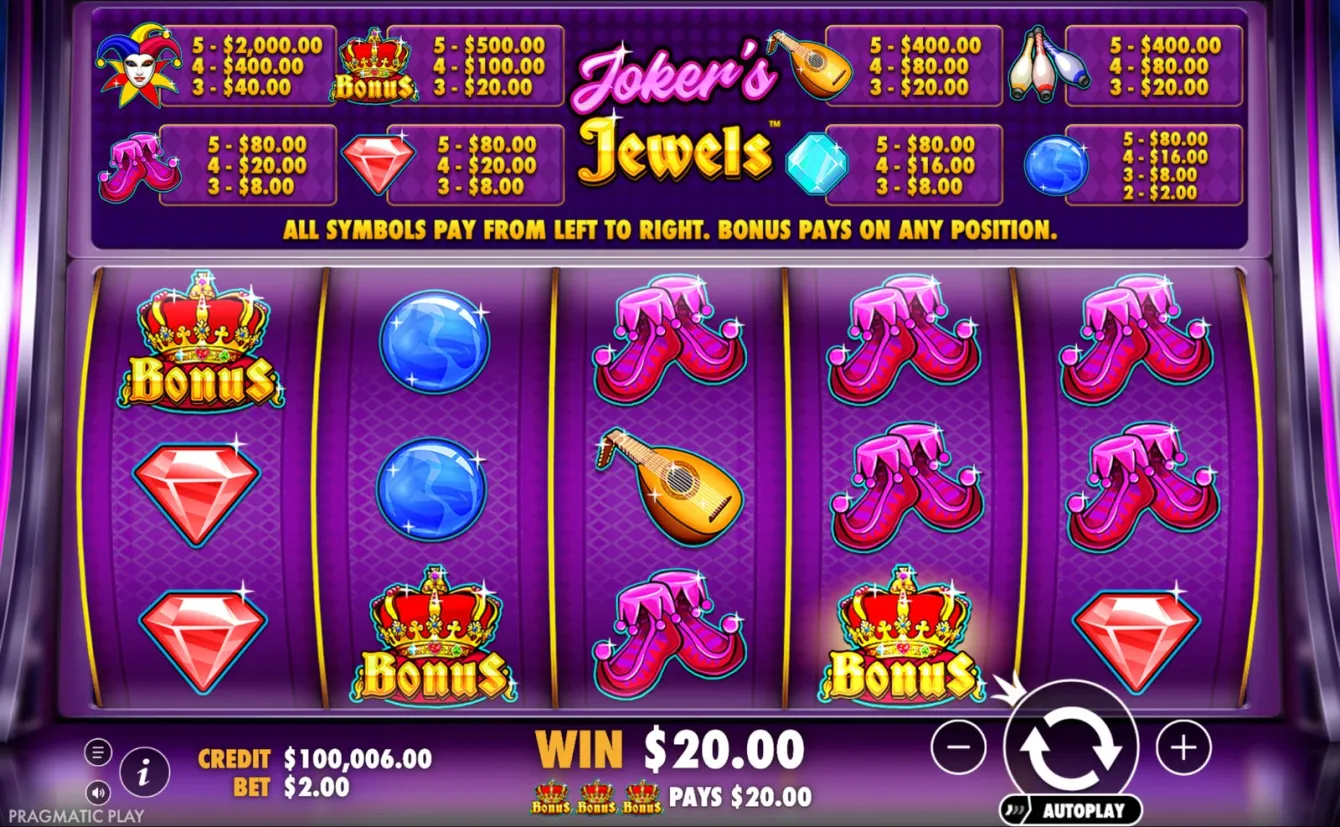Joker's Jewels slot