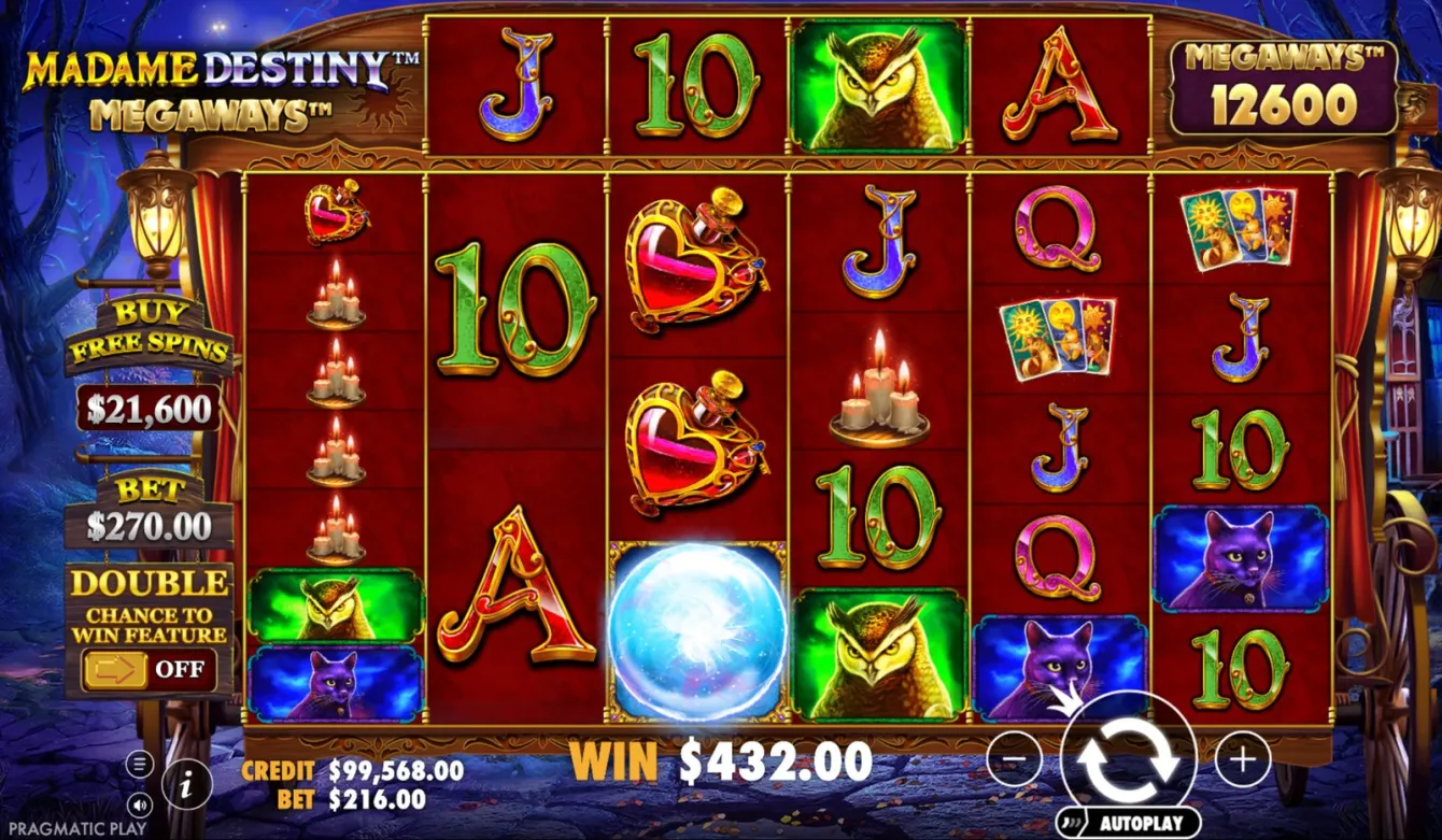 Madame Destiny Megaways Slot