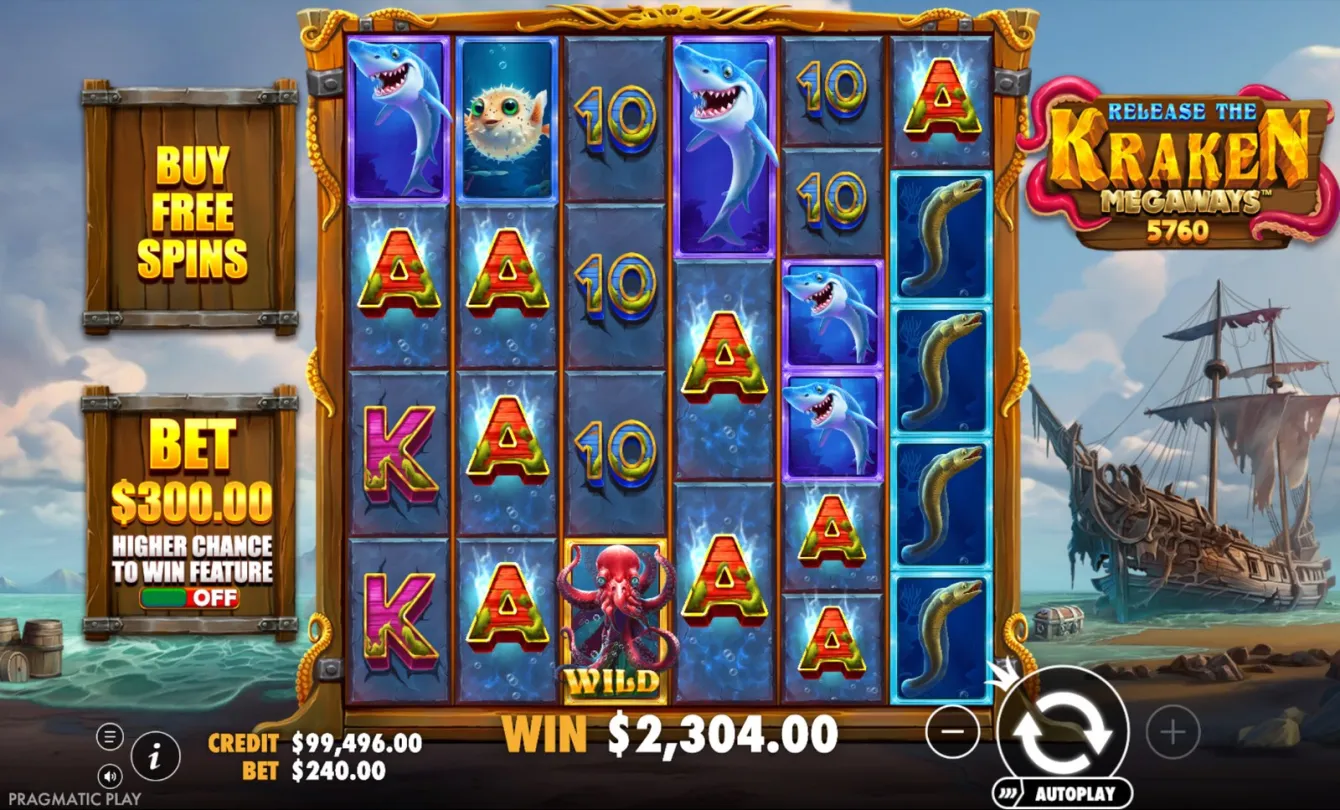 Release the Kraken Megaways Slot