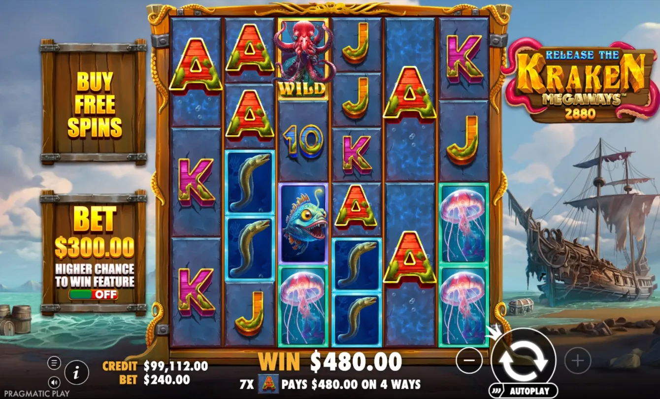 Release the Kraken Megaways Slot