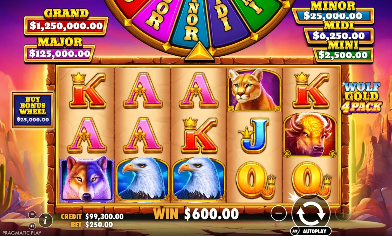 Wolf Gold 4 Pack Slot
