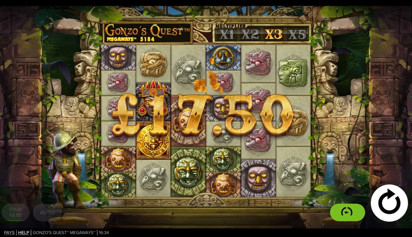 Gonzo's Quest Megaways Slot