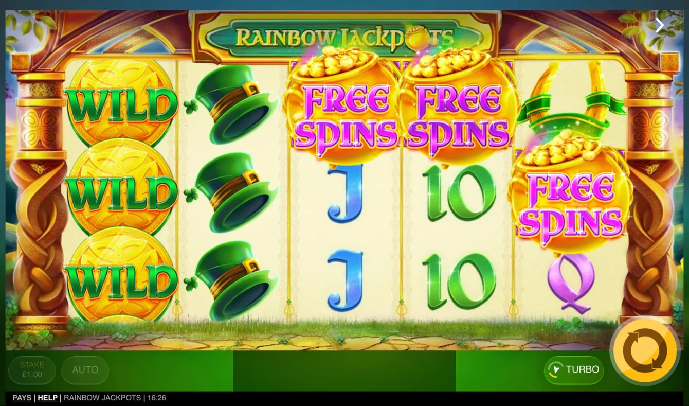 Rainbow Jackpots Slot