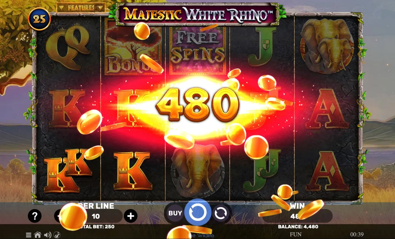 Majestic White Rhino Slot