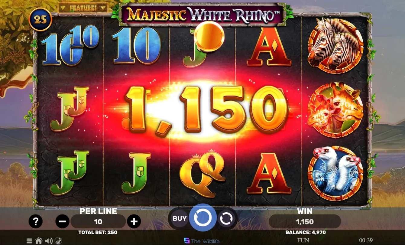 Majestic White Rhino Slot